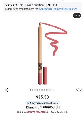 Makeup Forever Lip Liner Pencil - Rosewood Pink 206 Dreamy Pink
